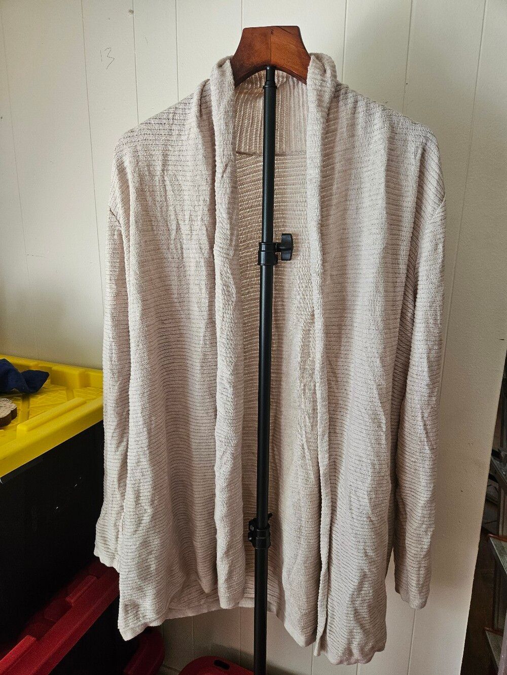 Unbranded Beige Open-Front Women's Cardigan